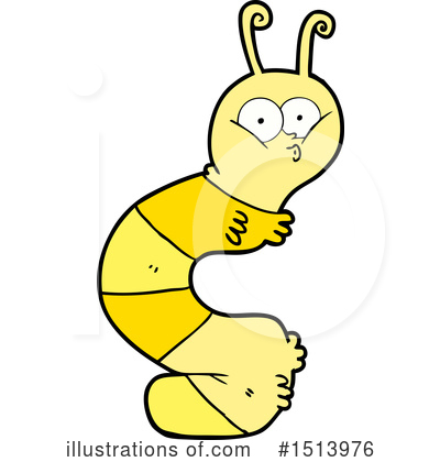 Royalty-Free (RF) Caterpillar Clipart Illustration by lineartestpilot - Stock Sample #1513976