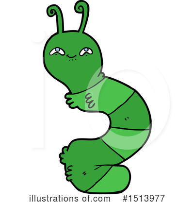 Royalty-Free (RF) Caterpillar Clipart Illustration by lineartestpilot - Stock Sample #1513977