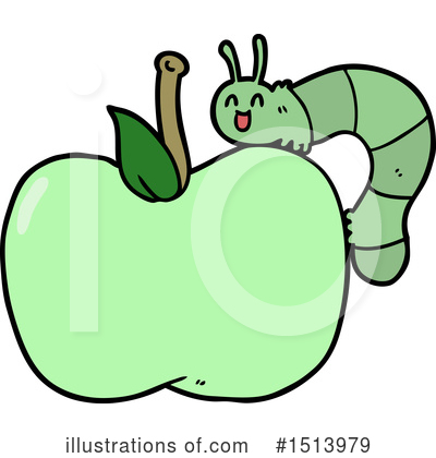 Royalty-Free (RF) Caterpillar Clipart Illustration by lineartestpilot - Stock Sample #1513979