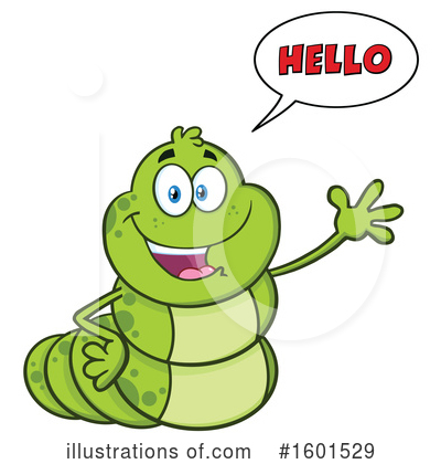 Royalty-Free (RF) Caterpillar Clipart Illustration by Hit Toon - Stock Sample #1601529