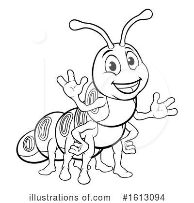 Royalty-Free (RF) Caterpillar Clipart Illustration by AtStockIllustration - Stock Sample #1613094