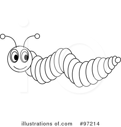 Royalty-Free (RF) Caterpillar Clipart Illustration by Pams Clipart - Stock Sample #97214