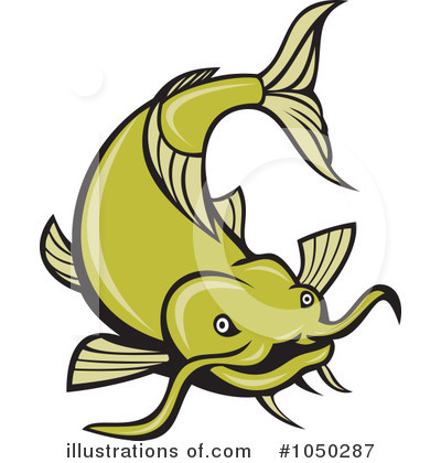 Royalty-Free (RF) Catfish Clipart Illustration by patrimonio - Stock Sample #1050287