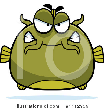 Royalty-Free (RF) Catfish Clipart Illustration by Cory Thoman - Stock Sample #1112959