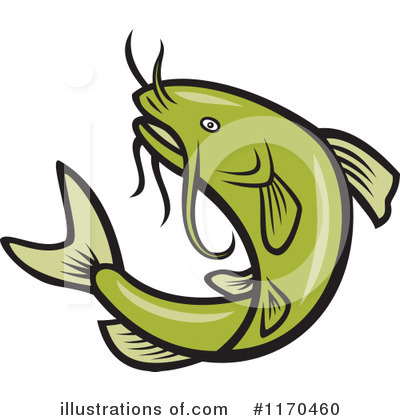 Royalty-Free (RF) Catfish Clipart Illustration by patrimonio - Stock Sample #1170460