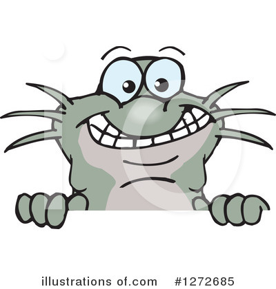 Royalty-Free (RF) Catfish Clipart Illustration by Dennis Holmes Designs - Stock Sample #1272685
