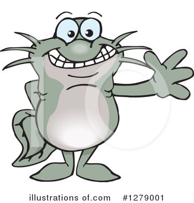 Catfish Clipart #1279001 by Dennis Holmes Designs