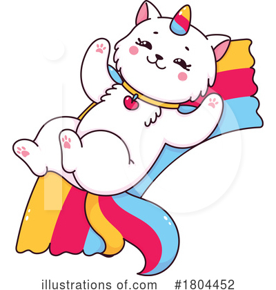 Royalty-Free (RF) Caticorn Clipart Illustration by Vector Tradition SM - Stock Sample #1804452