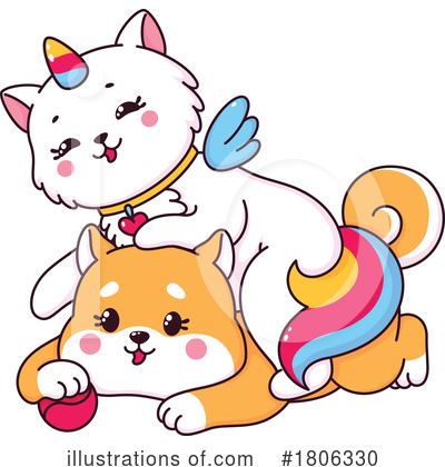 Royalty-Free (RF) Caticorn Clipart Illustration by Vector Tradition SM - Stock Sample #1806330