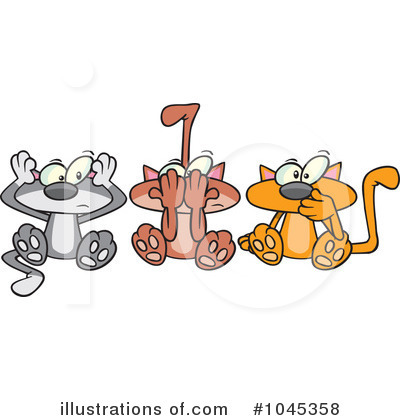 Cat Clipart #1045358 by toonaday