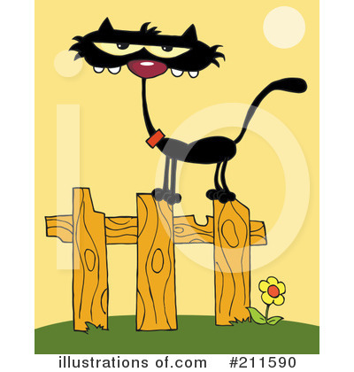 Royalty-Free (RF) Cats Clipart Illustration by Hit Toon - Stock Sample #211590