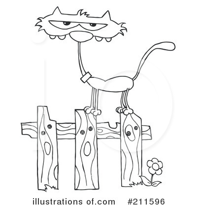 Royalty-Free (RF) Cats Clipart Illustration by Hit Toon - Stock Sample #211596