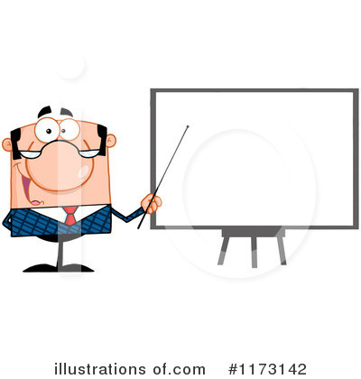 Royalty-Free (RF) Caucasian Businessman Clipart Illustration by Hit Toon - Stock Sample #1173142