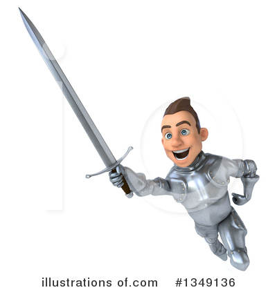 Caucasian Male Knight Clipart #1349136 by Julos
