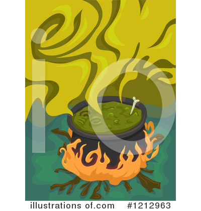 Royalty-Free (RF) Cauldron Clipart Illustration by BNP Design Studio - Stock Sample #1212963
