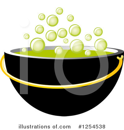 Royalty-Free (RF) Cauldron Clipart Illustration by Vector Tradition SM - Stock Sample #1254538