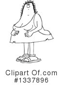 Cave Woman Clipart #1337896 by djart