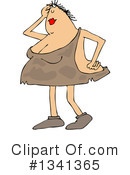 Cave Woman Clipart #1341365 by djart