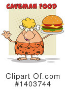 Cave Woman Clipart #1403744 by Hit Toon