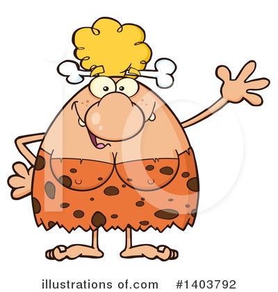Caveman Clipart #1403792 by Hit Toon