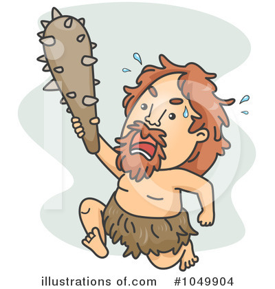 Royalty-Free (RF) Caveman Clipart Illustration by BNP Design Studio - Stock Sample #1049904