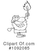 Caveman Clipart #1092085 by Hit Toon