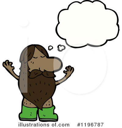 Royalty-Free (RF) Caveman Clipart Illustration by lineartestpilot - Stock Sample #1196787