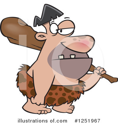 Caveman Clipart #1251967 by toonaday
