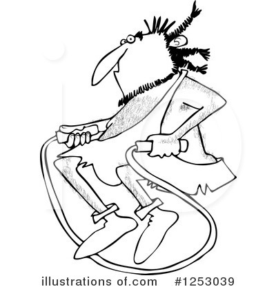 Royalty-Free (RF) Caveman Clipart Illustration by djart - Stock Sample #1253039