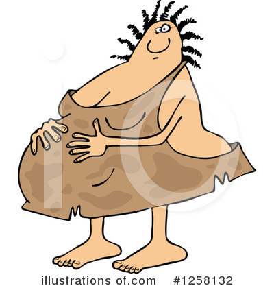 Royalty-Free (RF) Caveman Clipart Illustration by djart - Stock Sample #1258132