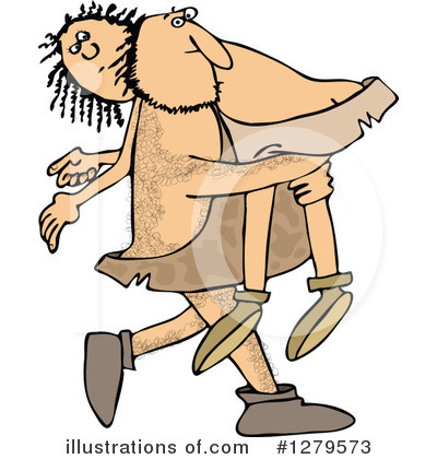 Royalty-Free (RF) Caveman Clipart Illustration by djart - Stock Sample #1279573
