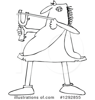 Royalty-Free (RF) Caveman Clipart Illustration by djart - Stock Sample #1292855