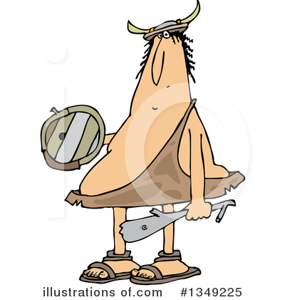 Royalty-Free (RF) Caveman Clipart Illustration by djart - Stock Sample #1349225
