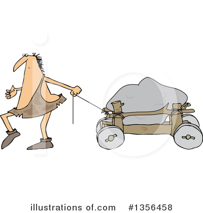 Royalty-Free (RF) Caveman Clipart Illustration by djart - Stock Sample #1356458