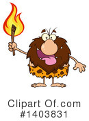 Caveman Clipart #1403831 by Hit Toon