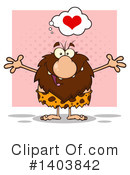 Caveman Clipart #1403842 by Hit Toon