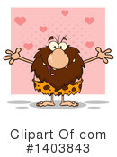 Caveman Clipart #1403843 by Hit Toon