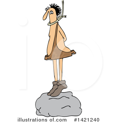 Royalty-Free (RF) Caveman Clipart Illustration by djart - Stock Sample #1421240
