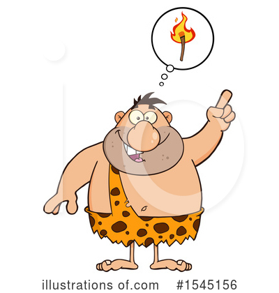 Royalty-Free (RF) Caveman Clipart Illustration by Hit Toon - Stock Sample #1545156