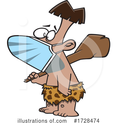 Royalty-Free (RF) Caveman Clipart Illustration by toonaday - Stock Sample #1728474