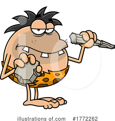 Royalty-Free (RF) Caveman Clipart Illustration by Hit Toon - Stock Sample #1772262