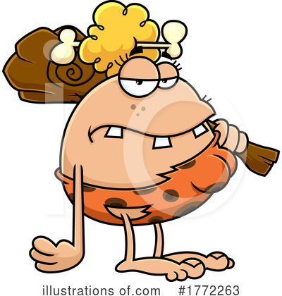 Caveman Clipart #1772263 by Hit Toon