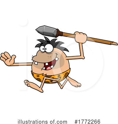 Royalty-Free (RF) Caveman Clipart Illustration by Hit Toon - Stock Sample #1772266
