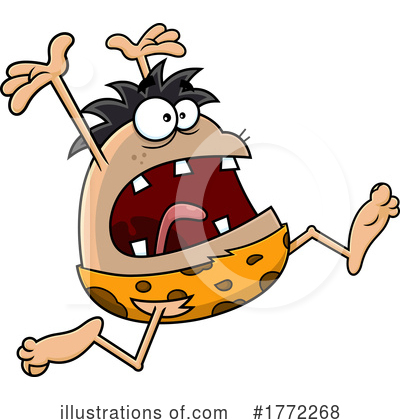 Royalty-Free (RF) Caveman Clipart Illustration by Hit Toon - Stock Sample #1772268