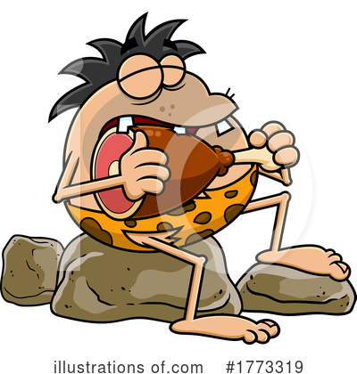 Royalty-Free (RF) Caveman Clipart Illustration by Hit Toon - Stock Sample #1773319