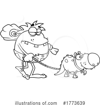 Royalty-Free (RF) Caveman Clipart Illustration by Hit Toon - Stock Sample #1773639