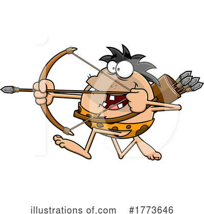 Royalty-Free (RF) Caveman Clipart Illustration by Hit Toon - Stock Sample #1773646