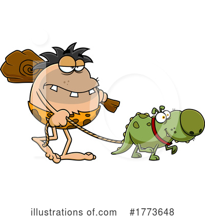 Royalty-Free (RF) Caveman Clipart Illustration by Hit Toon - Stock Sample #1773648