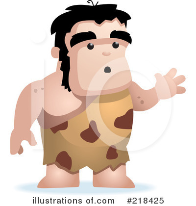 Royalty-Free (RF) Caveman Clipart Illustration by Cory Thoman - Stock Sample #218425