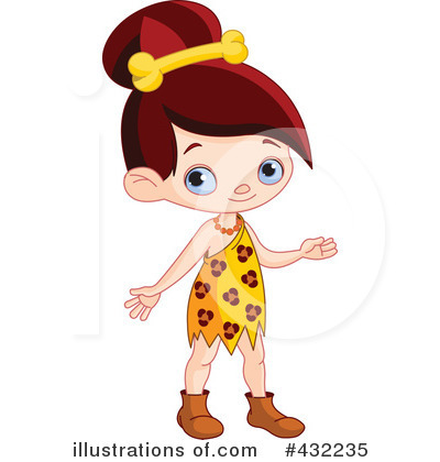 Cave Girl Clipart #432235 by Pushkin